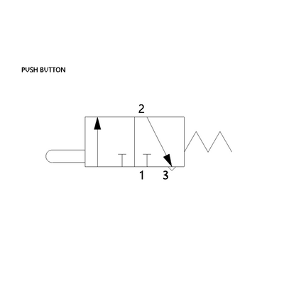 0820402101 NUMATICS/AVENTICS MECHANICAL VALVE AP SERIES 3/2 SPR RTN 1/8" G (PLUNGER)